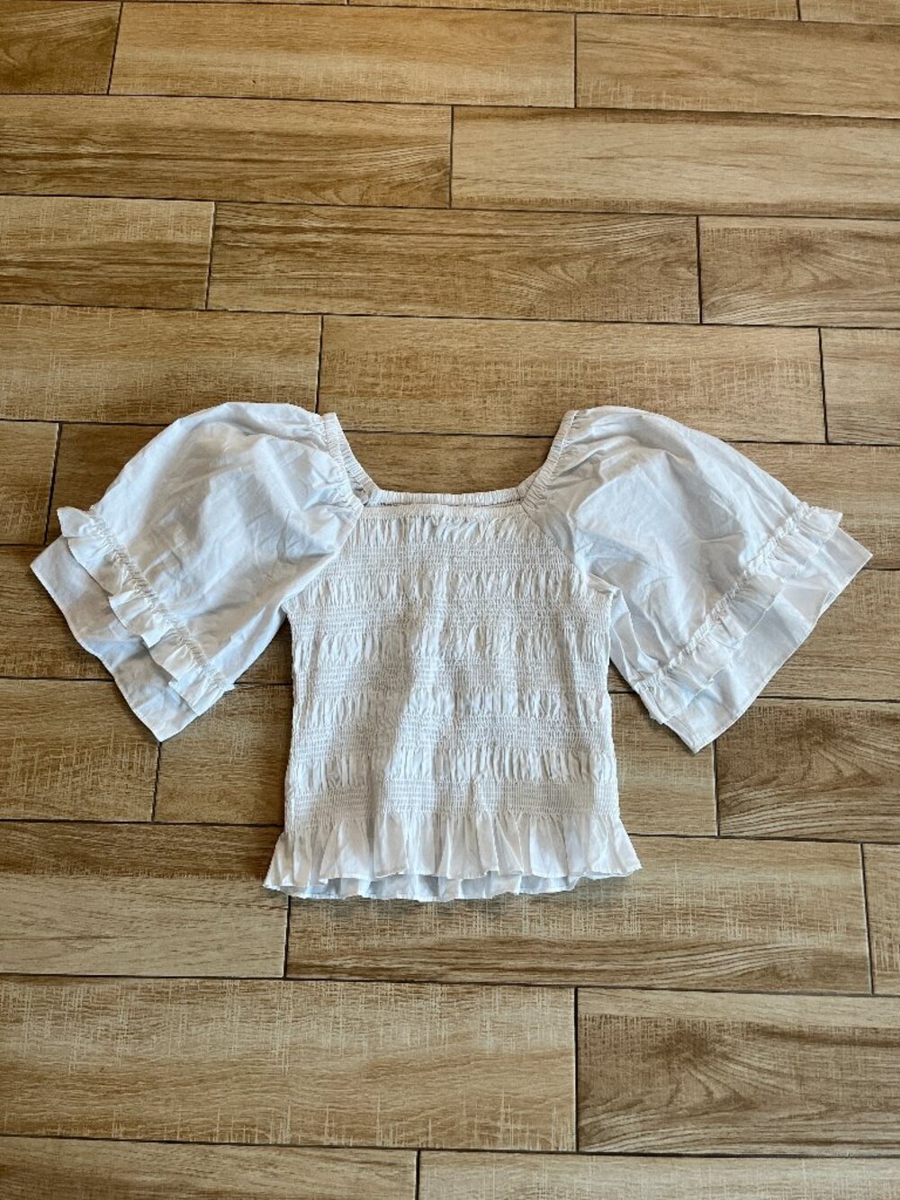 Womens Cato White Blouse - M
